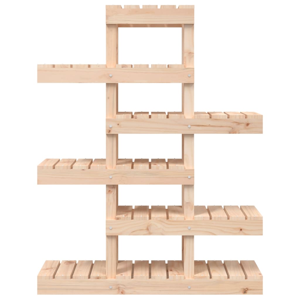 vidaXL Kwietnik 85x25x109,5 cm, lite drewno sosnowe