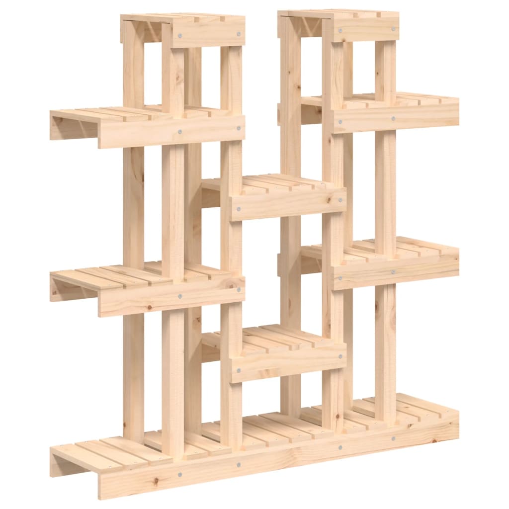 vidaXL Kwietnik 104,5x25x109,5 cm, lite drewno sosnowe