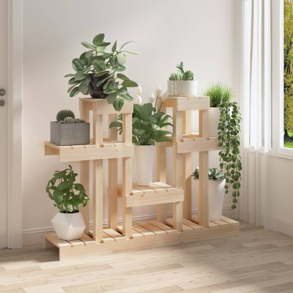 vidaXL Kwietnik 104,5x25x77,5 cm, lite drewno sosnowe