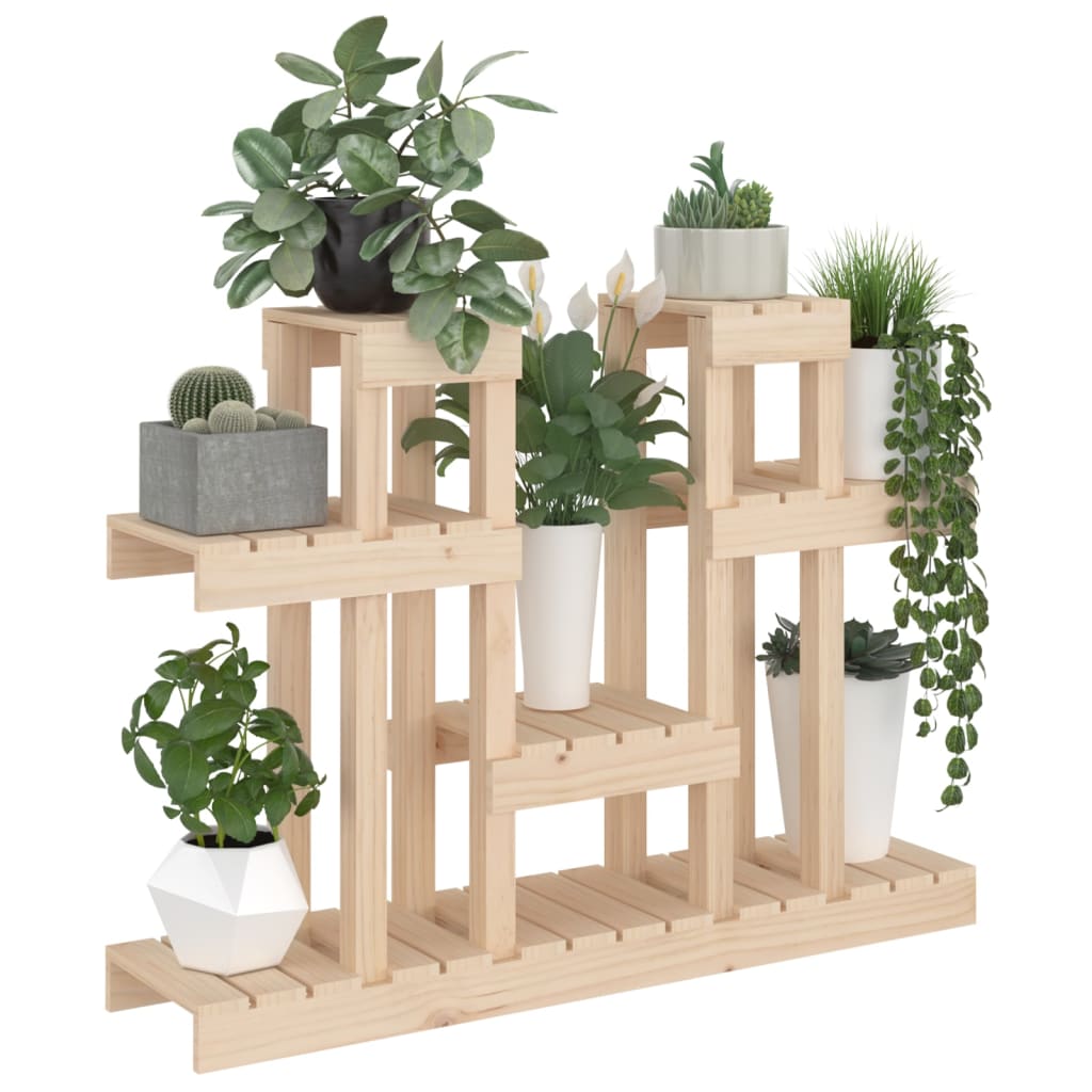 vidaXL Kwietnik 104,5x25x77,5 cm, lite drewno sosnowe