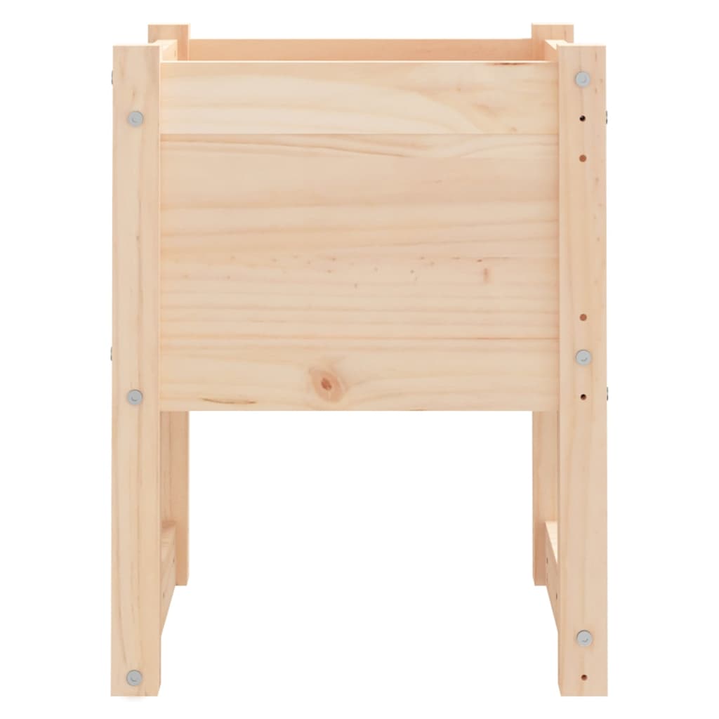vidaXL Donica, 40x40x52,5 cm, lite drewno sosnowe