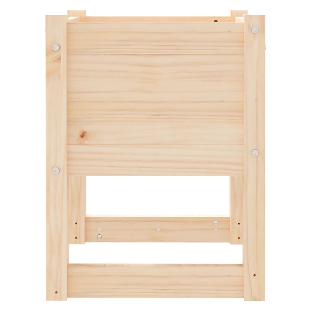 vidaXL Donica, 40x40x52,5 cm, lite drewno sosnowe
