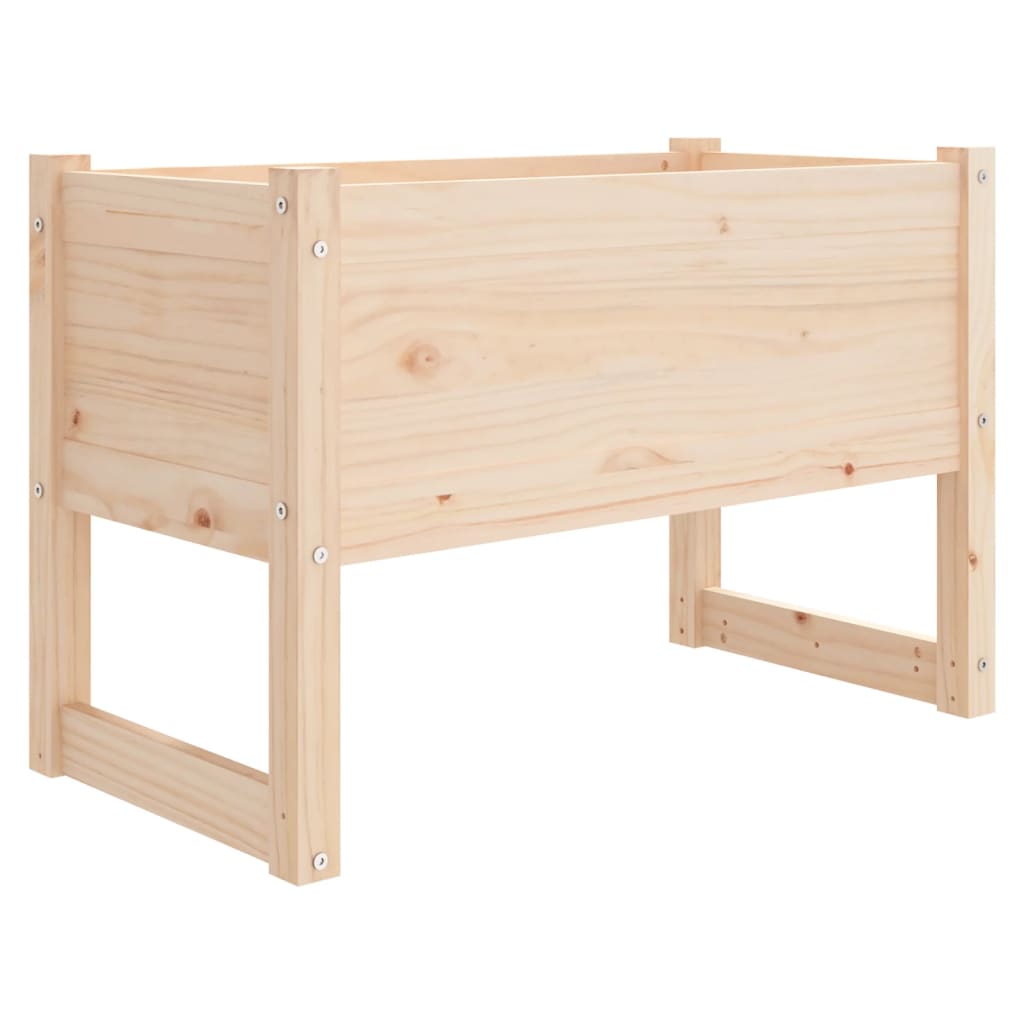 vidaXL Donica, 78x40x52 cm, lite drewno sosnowe