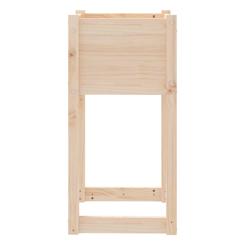 vidaXL Donica, 40x40x81 cm, lite drewno sosnowe