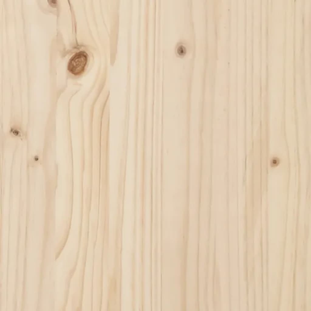 vidaXL Donica, 40x40x81 cm, lite drewno sosnowe