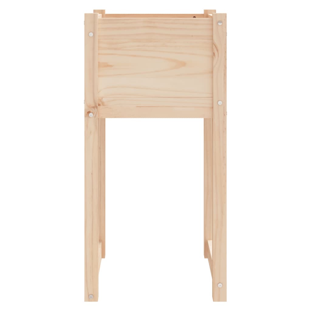 vidaXL Donice, 2 szt., 40x40x81 cm, lite drewno sosnowe