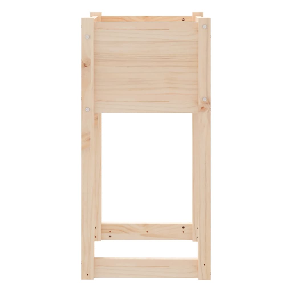 vidaXL Donice, 2 szt., 40x40x81 cm, lite drewno sosnowe