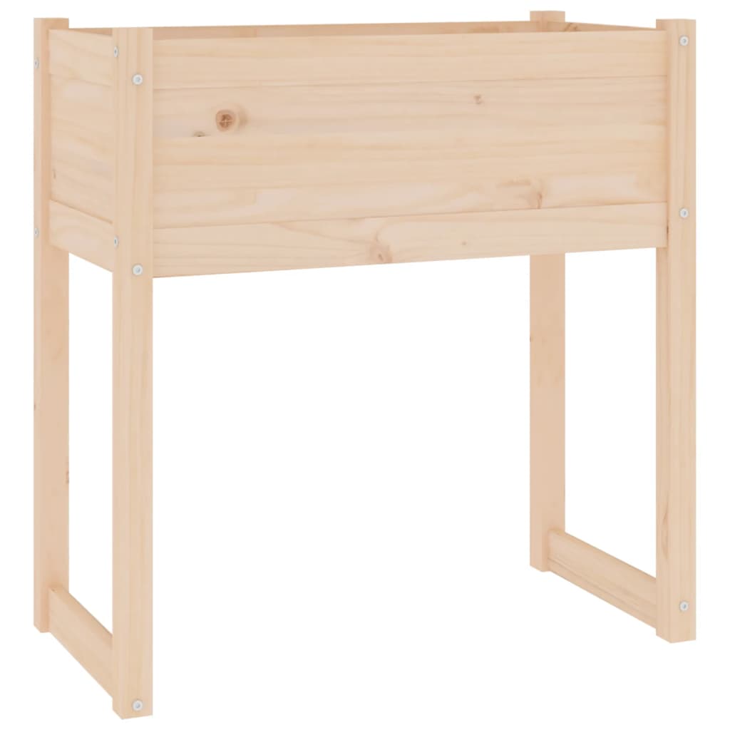 vidaXL Donica, 78x40x81 cm, lite drewno sosnowe