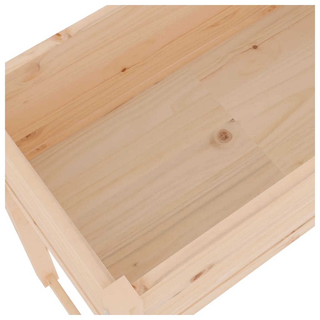 vidaXL Donica, 78x40x81 cm, lite drewno sosnowe