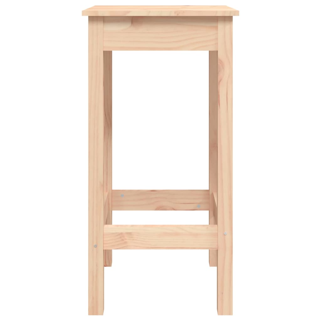 vidaXL Stołki barowe, 2 szt., 40x40x78 cm, lite drewno sosnowe