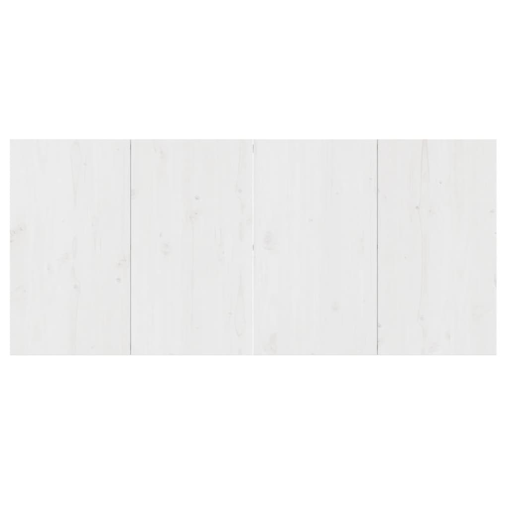 vidaXL Stolik barowy, biały, 180x80x110 cm, lite drewno sosnowe