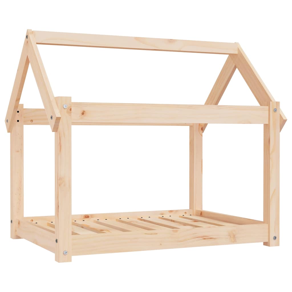 vidaXL Legowisko dla psa, 81x60x70 cm, lite drewno sosnowe
