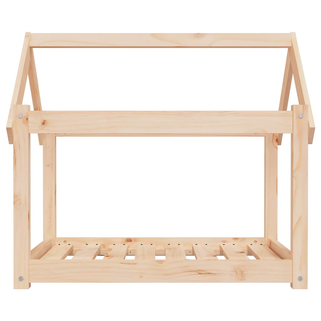 vidaXL Legowisko dla psa, 81x60x70 cm, lite drewno sosnowe