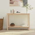 vidaXL Stolik konsolowy, 110x40x80 cm, lite drewno sosnowe