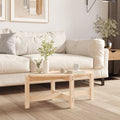 vidaXL Stolik kawowy, 87x48x35 cm, lite drewno sosnowe