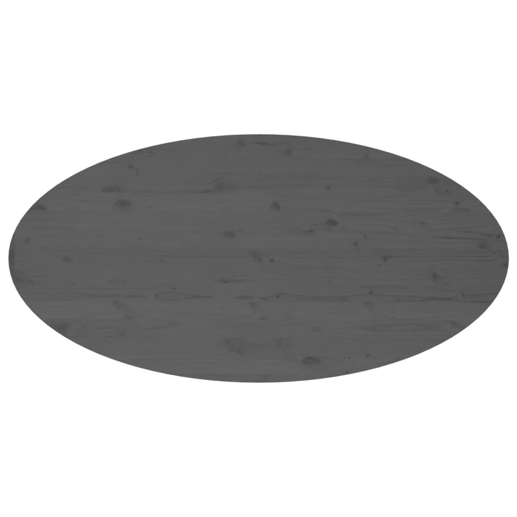 vidaXL Stolik kawowy, szary, 110x55x45 cm, lite drewno sosnowe