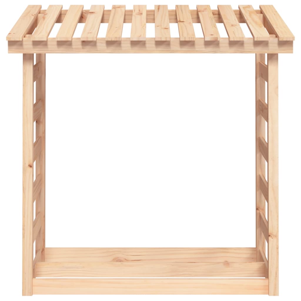 vidaXL Stojak na drewno opałowe, 108x64,5x110 cm, drewno sosnowe