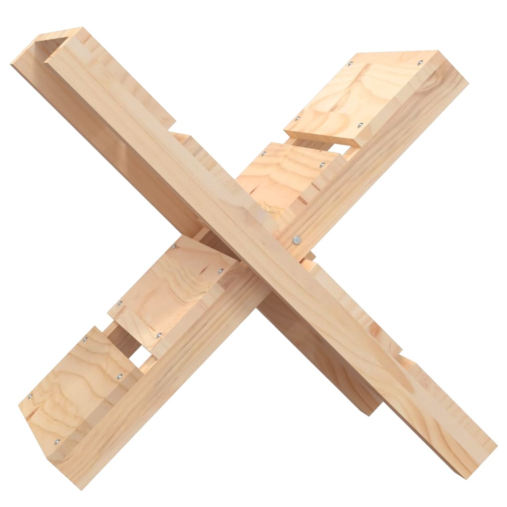 vidaXL Stojak na drewno, 47x39,5x48 cm, drewno sosnowe