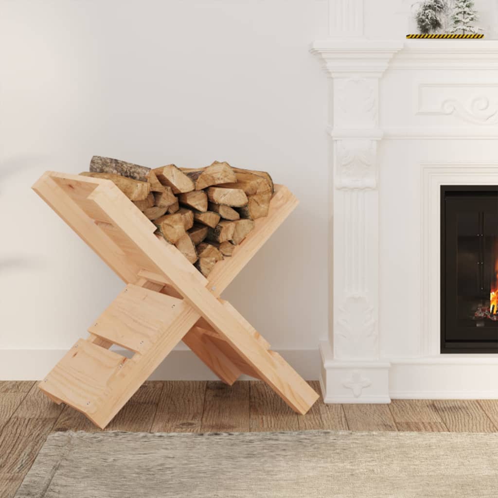 vidaXL Stojak na drewno, 47x39,5x48 cm, drewno sosnowe