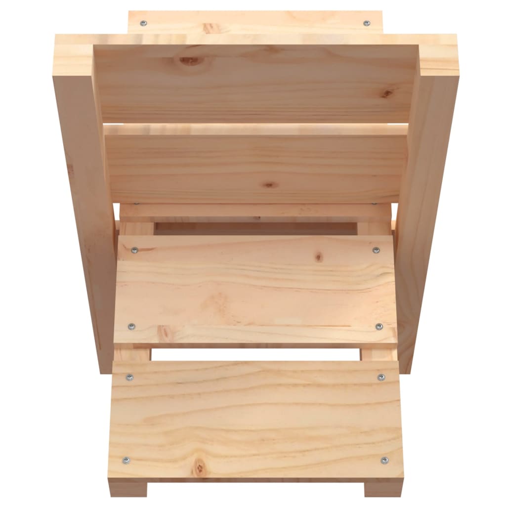 vidaXL Stojak na drewno, 47x39,5x48 cm, drewno sosnowe