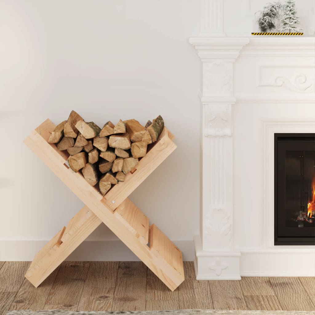 vidaXL Stojak na drewno, 47x39,5x48 cm, drewno sosnowe