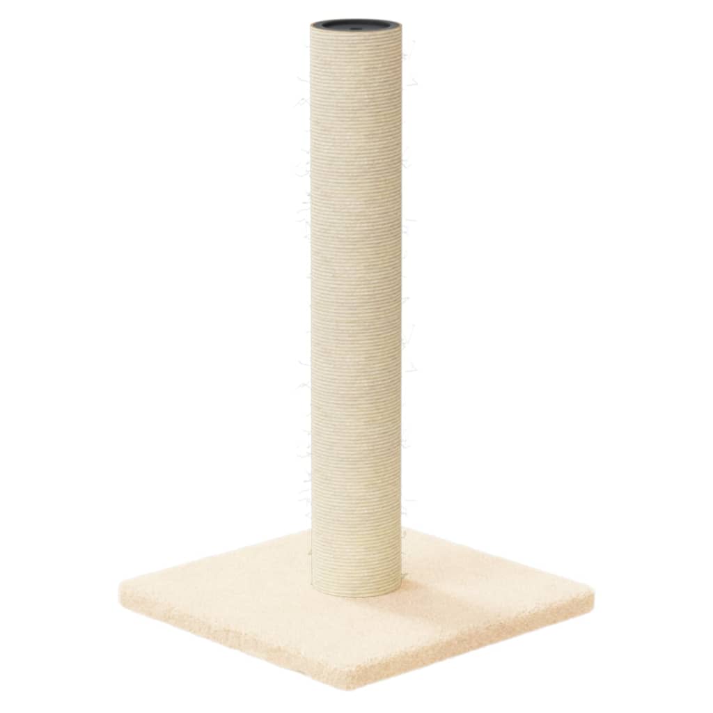 vidaXL Drapak dla kota, kremowy, 22x22x45 cm
