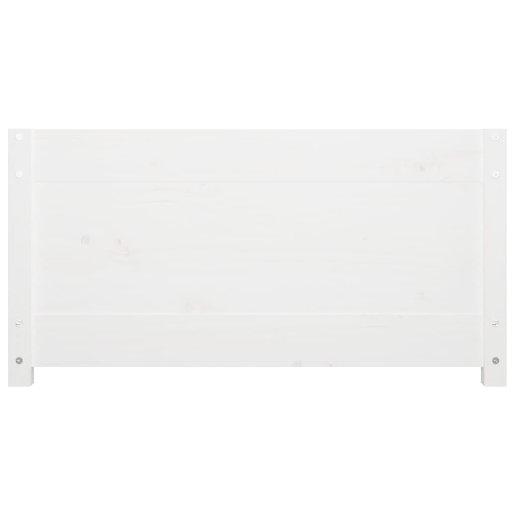vidaXL Łóżko dzienne bez materaca, białe, 80x200 cm, drewno sosnowe