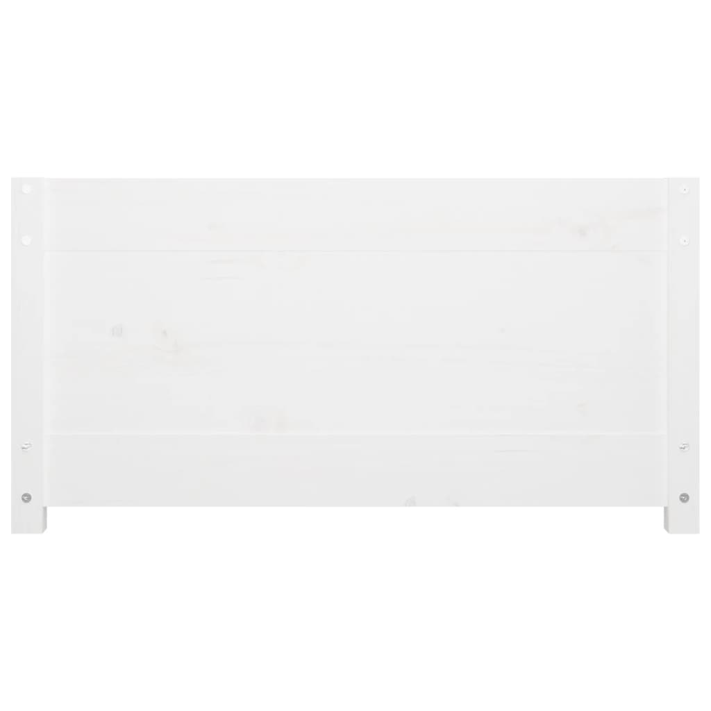 vidaXL Łóżko dzienne bez materaca, białe, 90x200 cm, drewno sosnowe