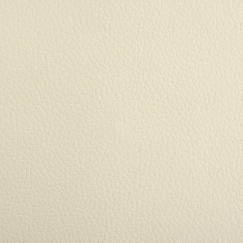 vidaXL Legowisko dla psa, kremowe, 70x45x30 cm, sztuczna skóra
