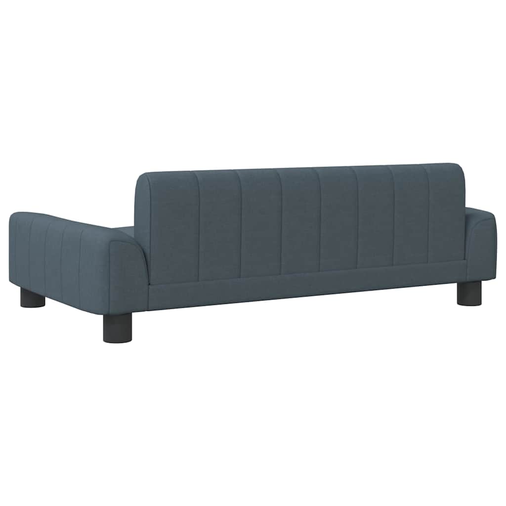 vidaXL Legowisko dla psa, ciemnoszare, 90x53x30 cm, obite tkaniną