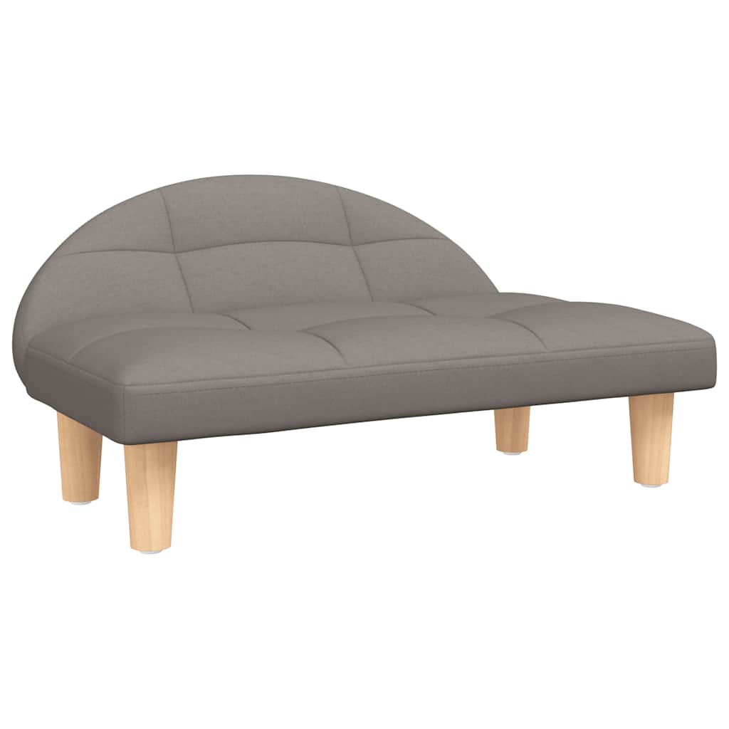 vidaXL Legowisko dla psa, taupe, 70x52x30 cm, obite tkaniną