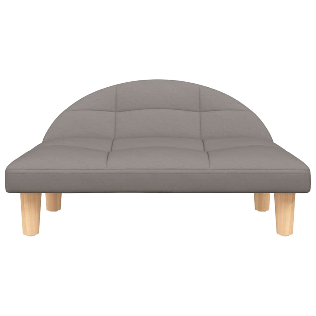 vidaXL Legowisko dla psa, taupe, 70x52x30 cm, obite tkaniną