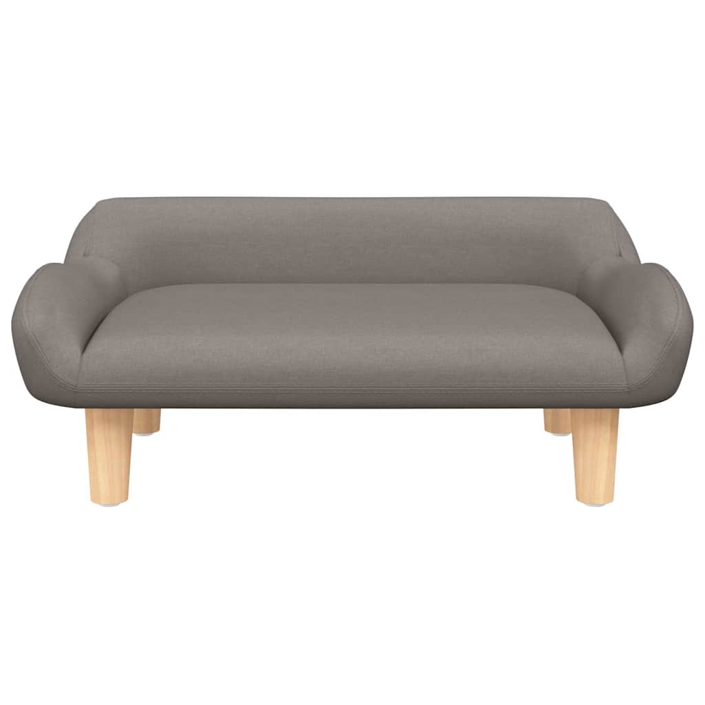 vidaXL Legowisko dla psa, kolor taupe, 70x40x24 cm, obite tkaniną