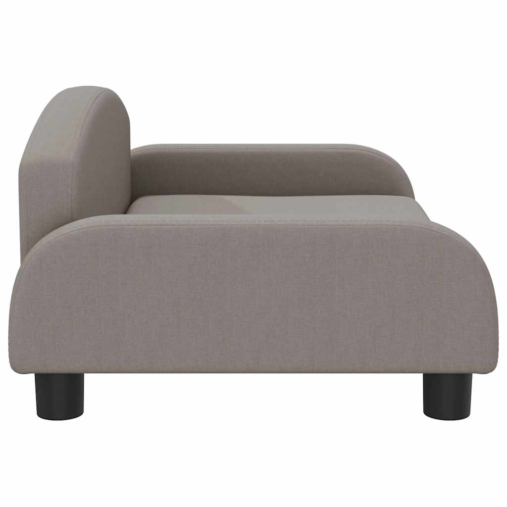 vidaXL Legowisko dla psa, taupe, 70x45x30 cm, tkanina