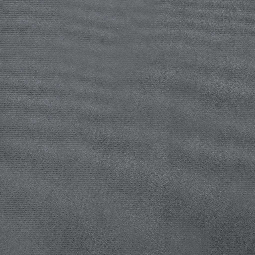 vidaXL Legowisko dla psa, ciemnoszare, 70x45x33 cm, aksamitne