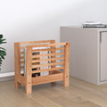 vidaXL Gazetownik, 40x26,5x38,5 cm, lite drewno orzechowe