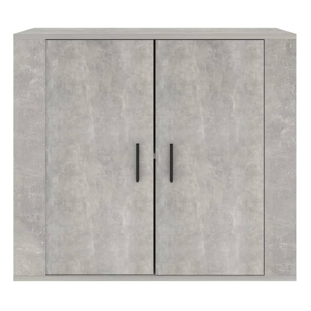 vidaXL Szafka, szarość betonu, 80x33x70 cm, materiał drewnopochodny