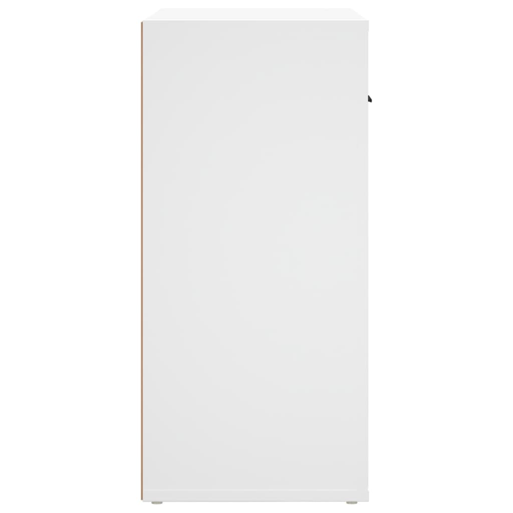 vidaXL Szafka, biała, 80x33x70 cm, materiał drewnopochodny