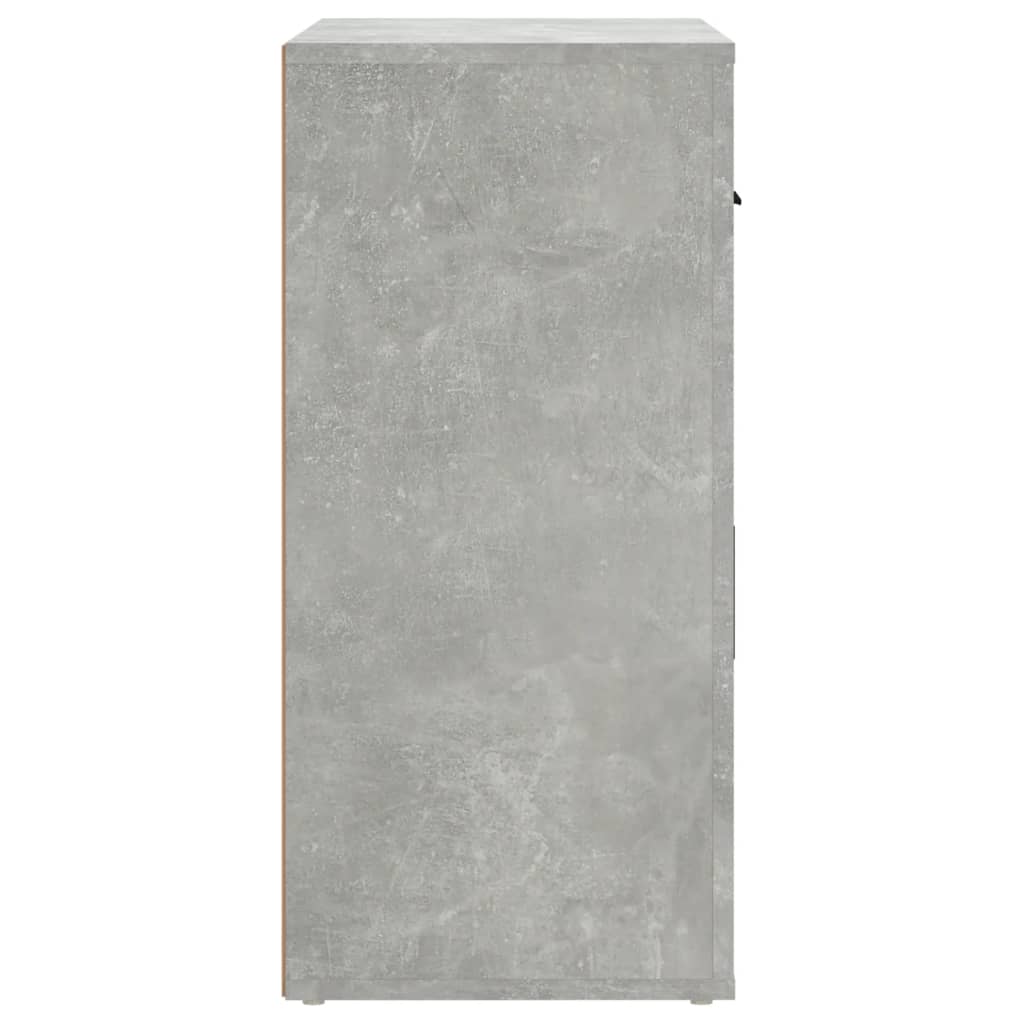 vidaXL Szafka, szarość betonu, 80x33x70 cm, materiał drewnopochodny
