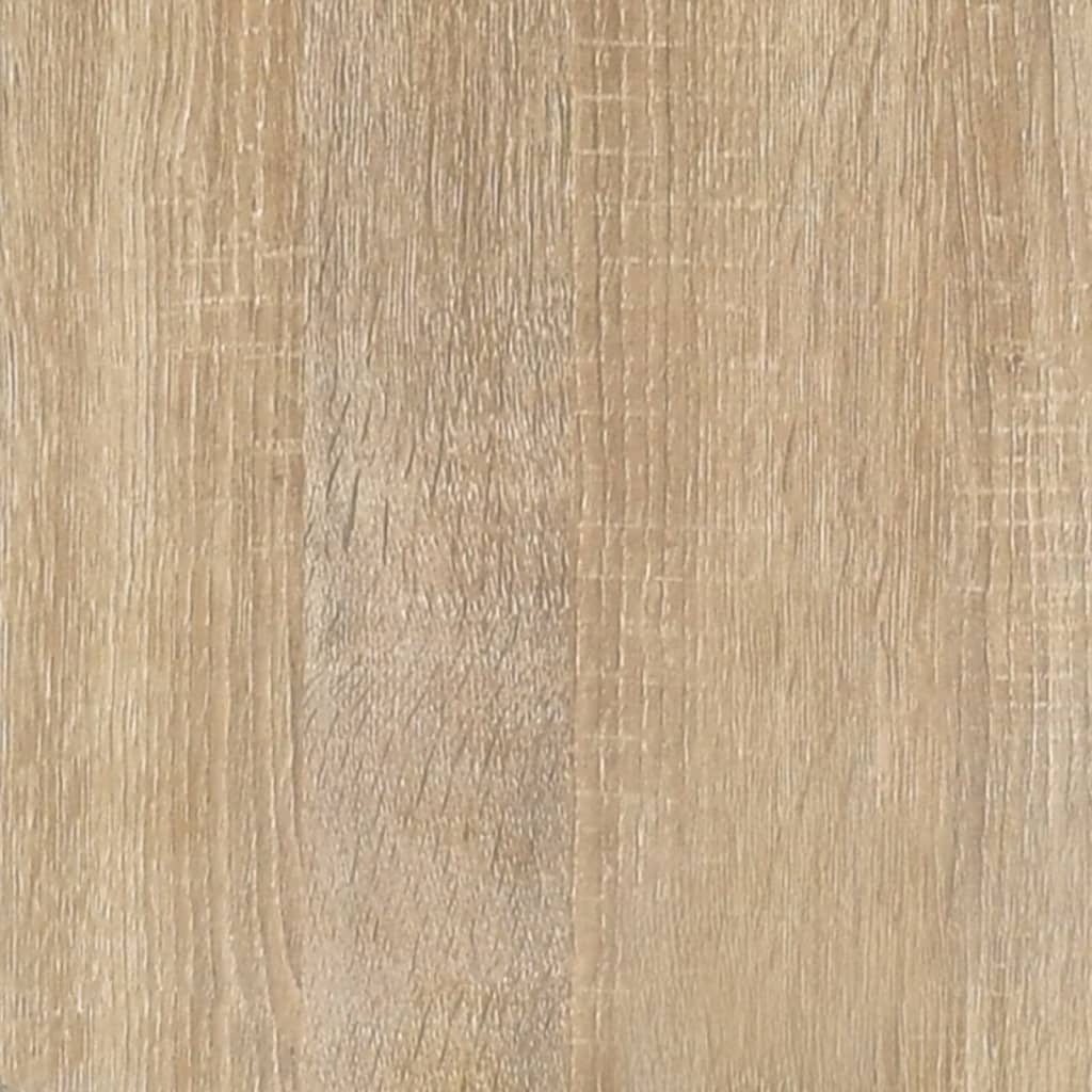 vidaXL Szafka, dąb sonoma, 80x33x70 cm, materiał drewnopochodny