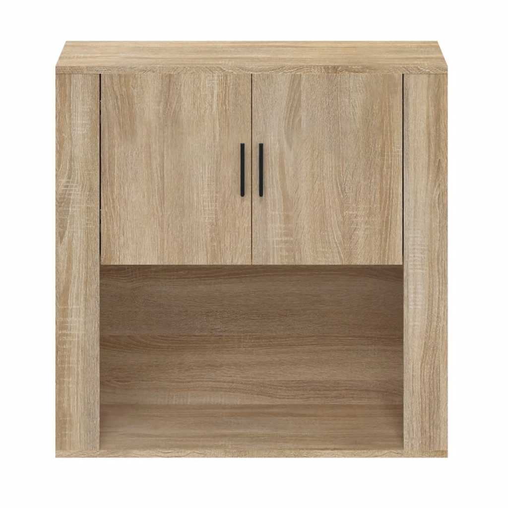 vidaXL Szafka ścienna, dąb sonoma, 80x33x80cm, materiał drewnopochodny