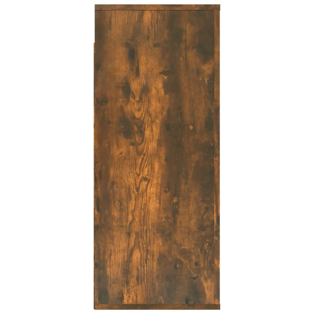 vidaXL Szafka ścienna, przydymiony dąb, 80x33x80 cm