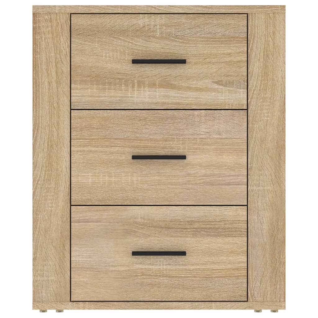 vidaXL Szafka nocna, dąb sonoma, 50x36x60 cm, materiał drewnopochodny