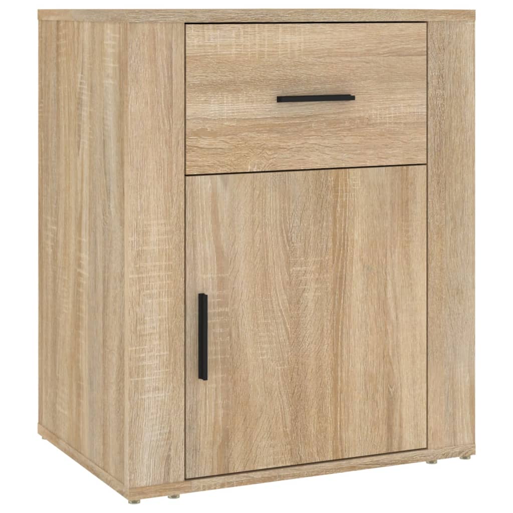 vidaXL Szafka nocna, dąb sonoma, 50x36x60 cm, materiał drewnopochodny
