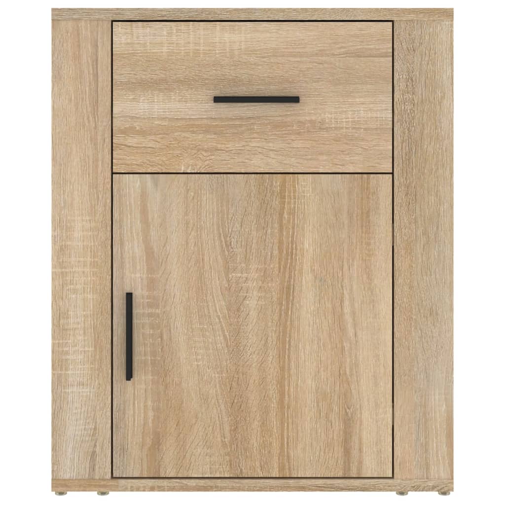 vidaXL Szafka nocna, dąb sonoma, 50x36x60 cm, materiał drewnopochodny