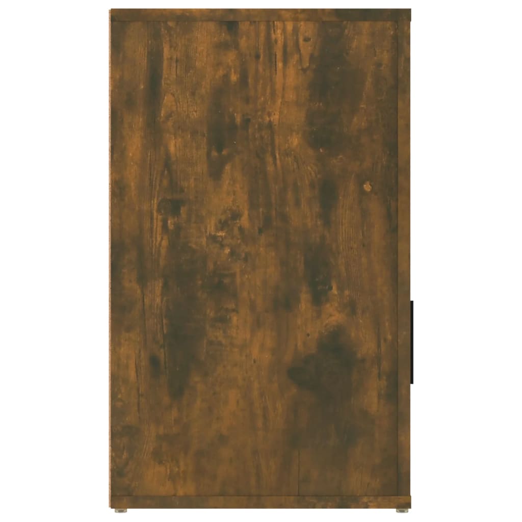vidaXL Szafka nocna, przydymiony dąb, 50x36x60 cm