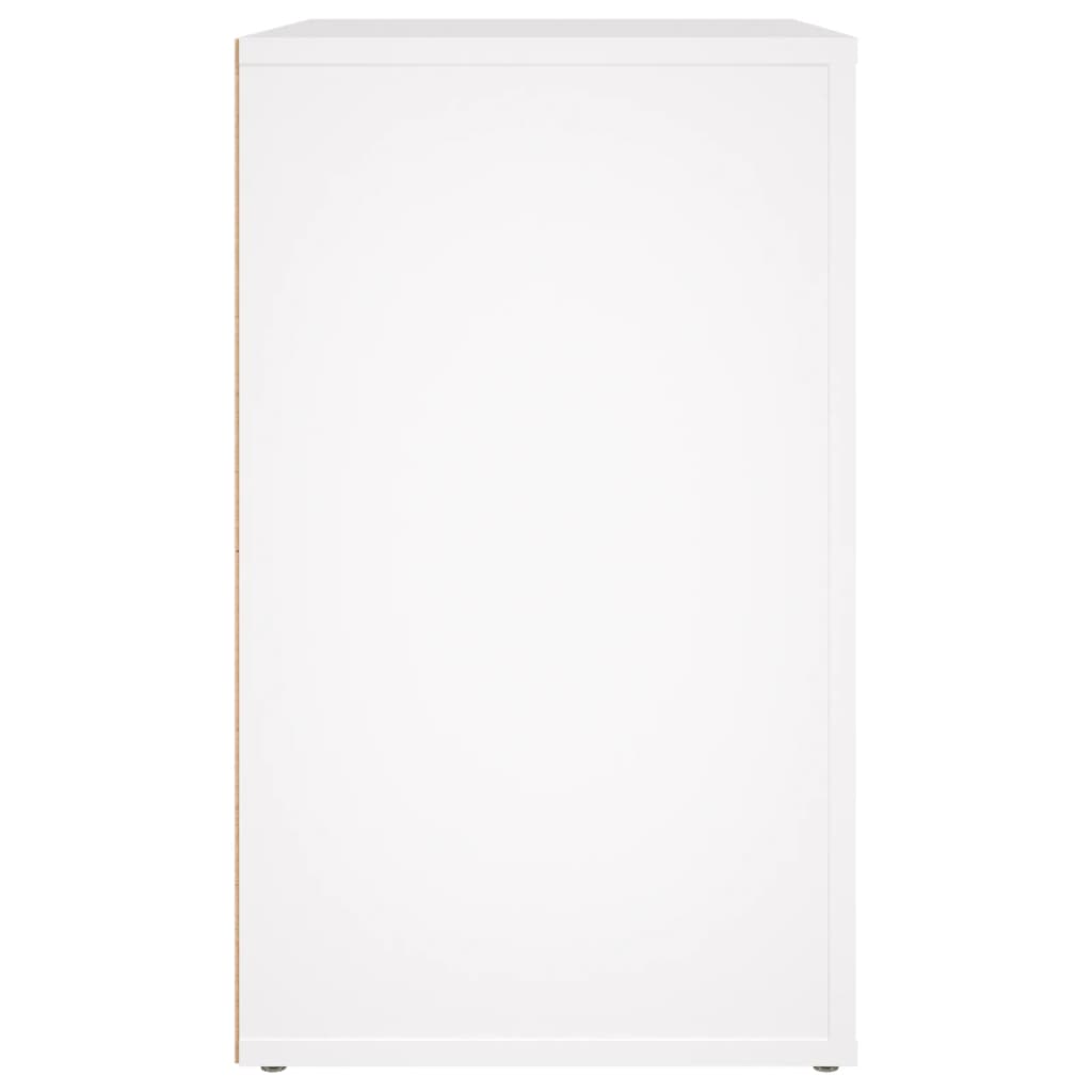 vidaXL Szafka nocna, biała, 50x36x60 cm, materiał drewnopochodny
