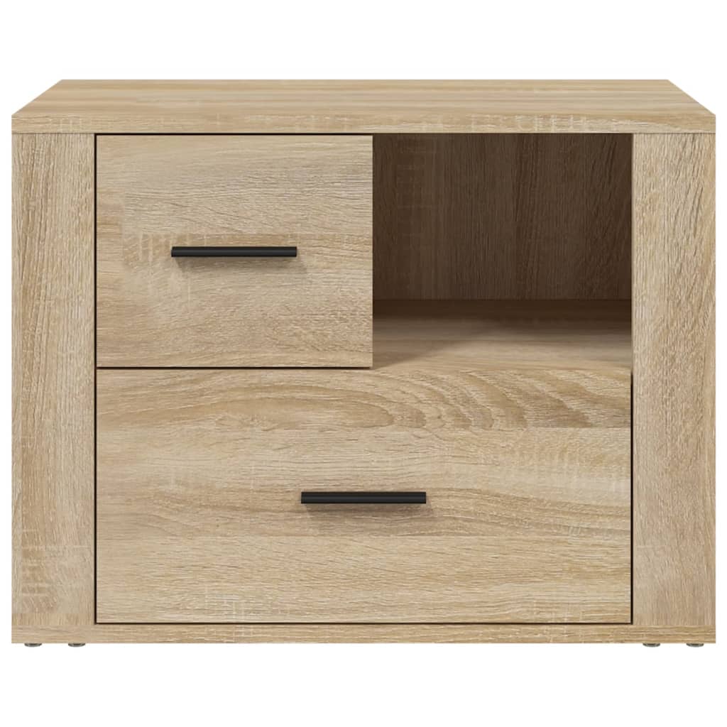 vidaXL Szafka nocna, dąb sonoma, 60x36x45 cm, materiał drewnopochodny