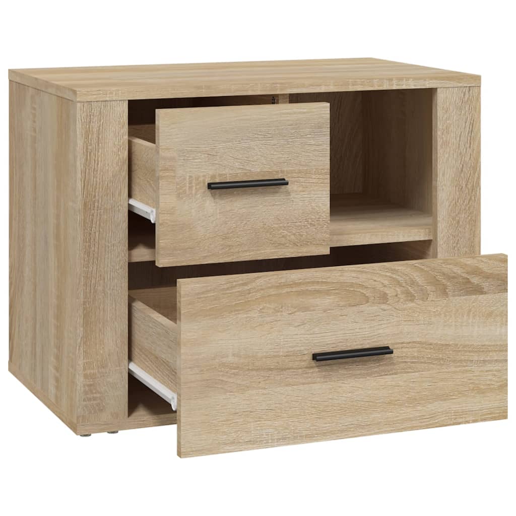 vidaXL Szafka nocna, dąb sonoma, 60x36x45 cm, materiał drewnopochodny