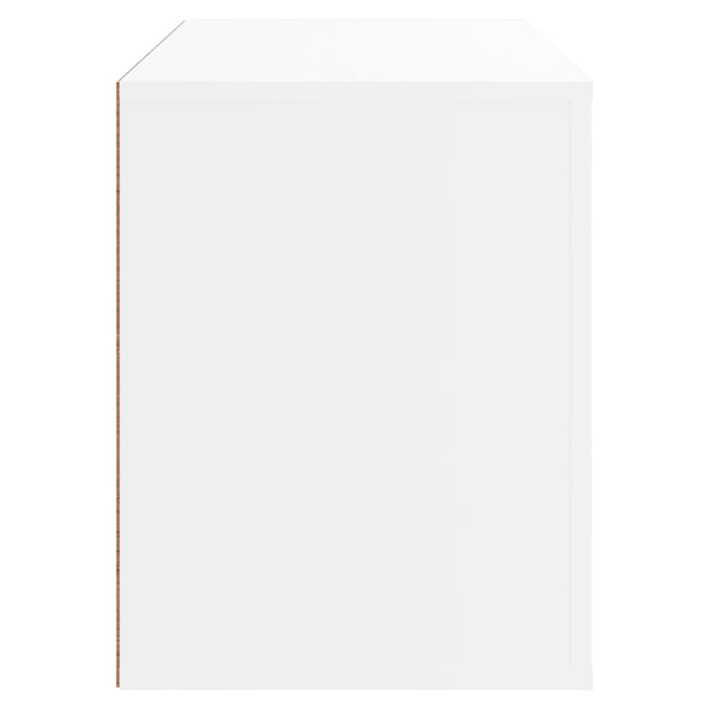 vidaXL Szafka na buty, biały, 80x35x45 cm, materiał drewnopochodny